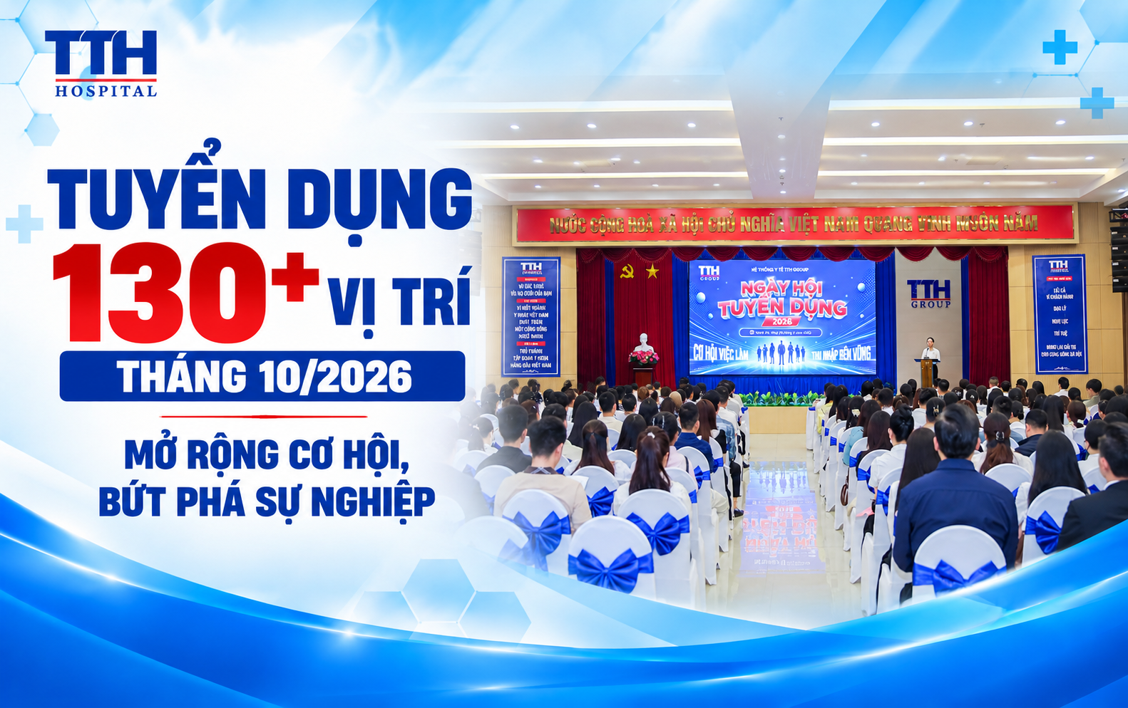TUYỂN DỤNG 130+ VỊ TRÍ THÁNG 10/2026 – MỞ RỘNG CƠ HỘI, BỨT PHÁ SỰ NGHIỆP